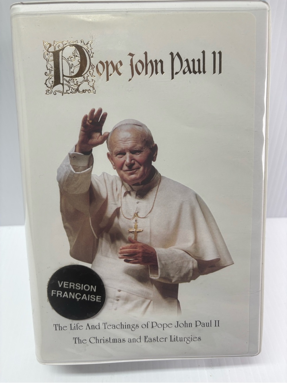 Pope John Paul II HBO VHS 2 Tape Set Christmas Easter Liturgy French Rare